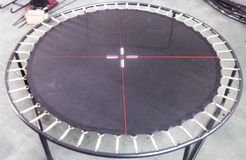 measure sieze of trampoline mats