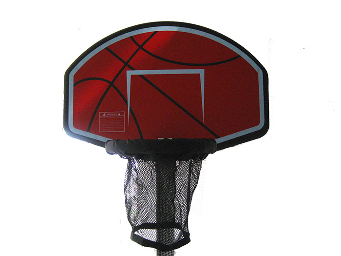 trampoline basketball hoop