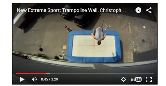 awesome video for trampoline