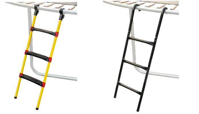 trampoline plastic parts : trampoline ladders