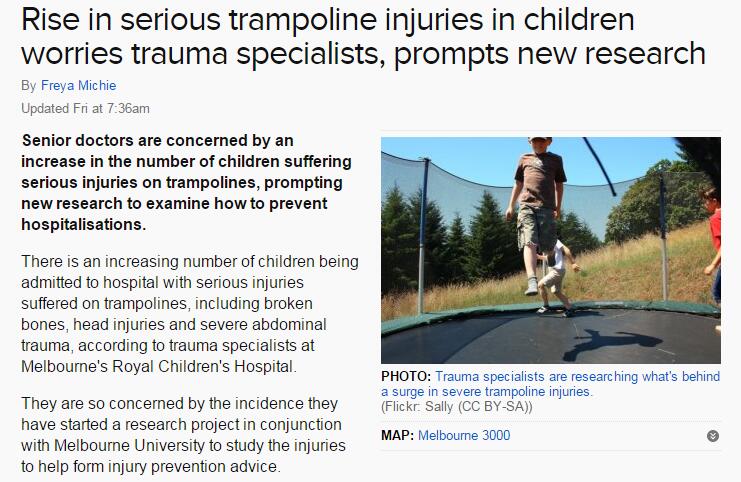 trampoline injury