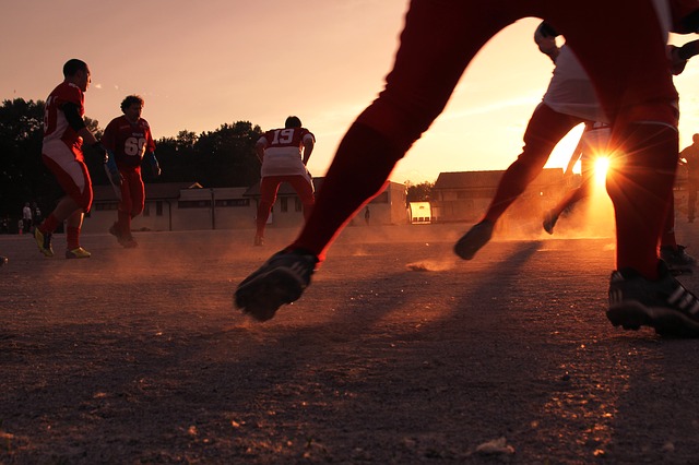 soccer playing